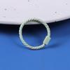 Elastic Threaded Hair Ties: Small, Handmade Rubber Bands for Headwear & DIY Accessories
