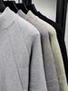Men's Retro Jacquard Half-Zip Knit Sweater - Solid Color, Versatile, High Weight Layer for Autumn & Winter Casual Wear