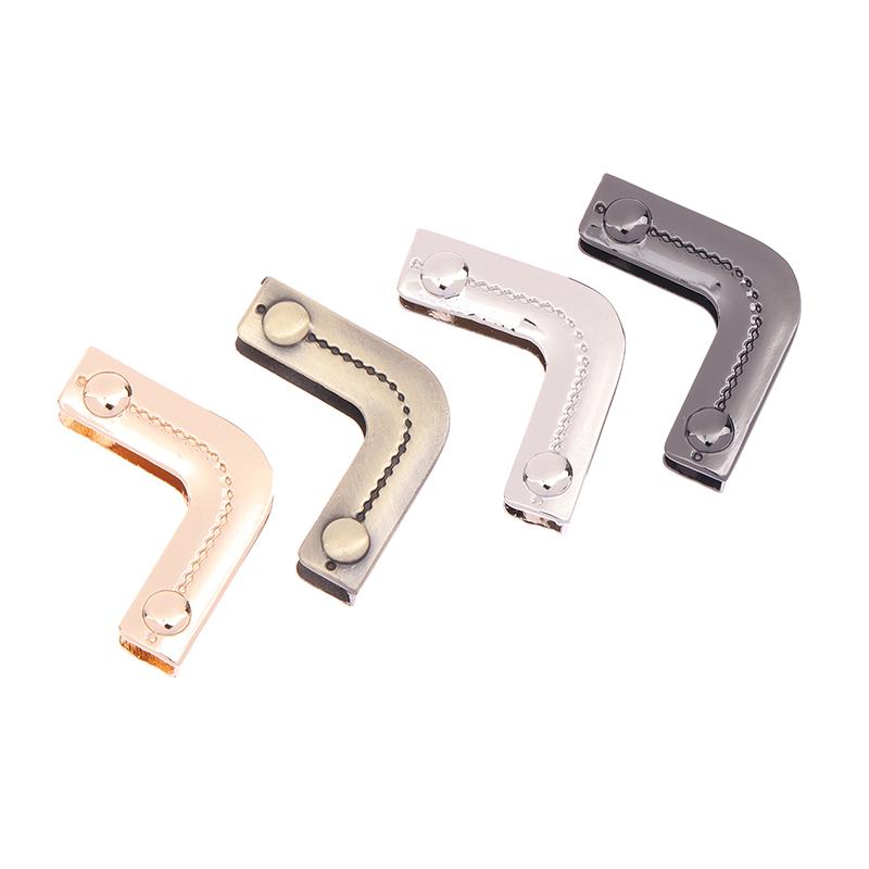 1Pc Metal Bag Corner Corners Decor End Clip Edge Banding Bag Accessories Leather Decorative Corner Banding Decorative Strips