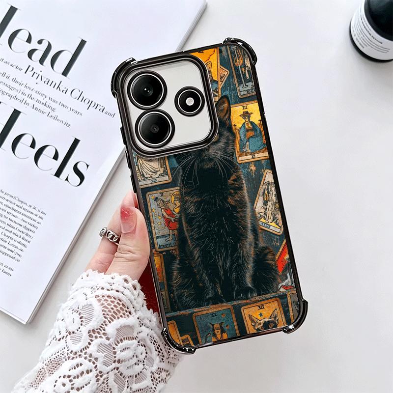 Hexe Tarotkarte Weiche Handyhülle Für Xiaomi Redmi Note 14 15 Pro Plus 13 12 11S 11T 5G 10 9S 9 Galvanisiert Anti-Fall Fundas