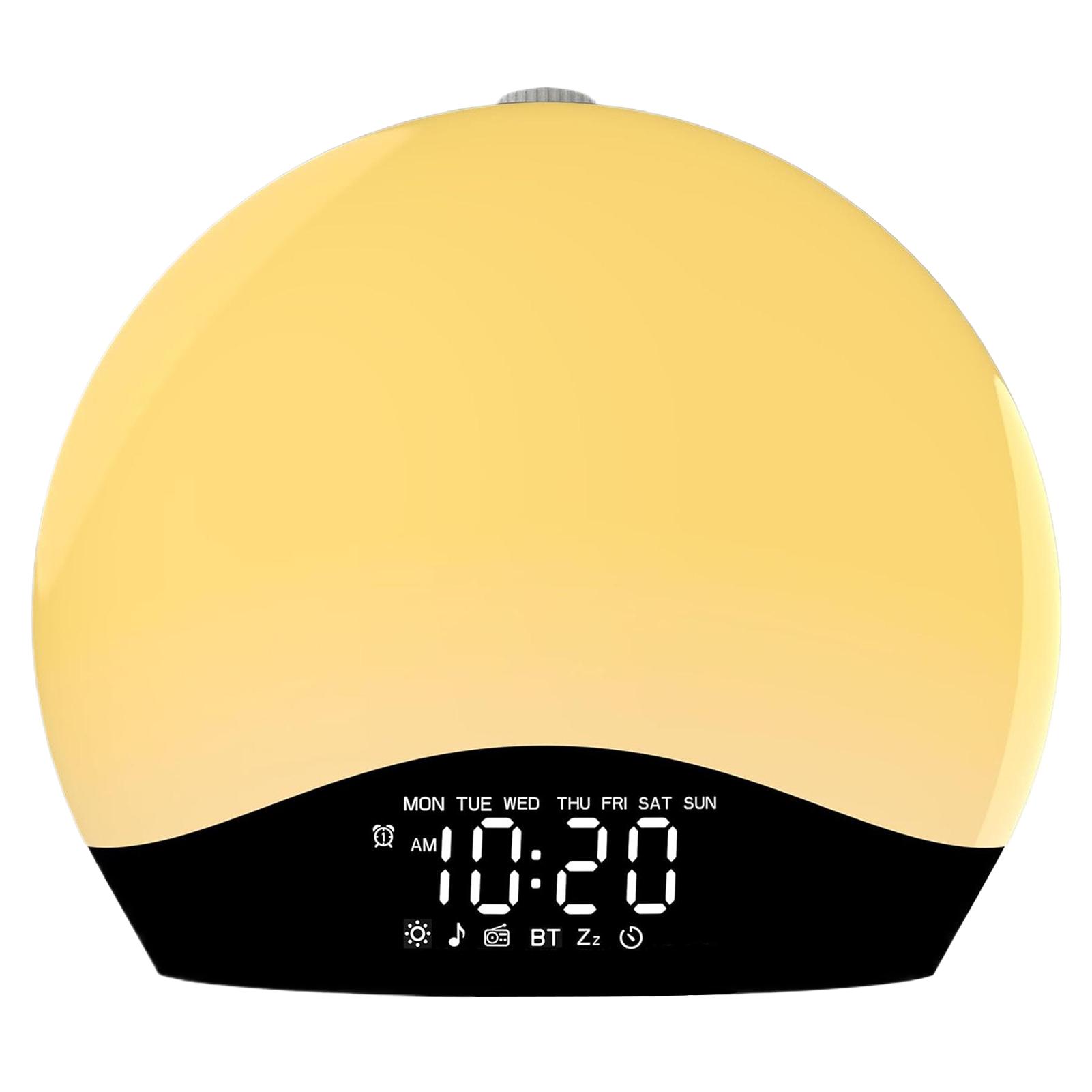 Experience Peaceful Wake Up Wake Up Light Alarm Clock Unique Style And Timeless Digital Clock no2eu plug