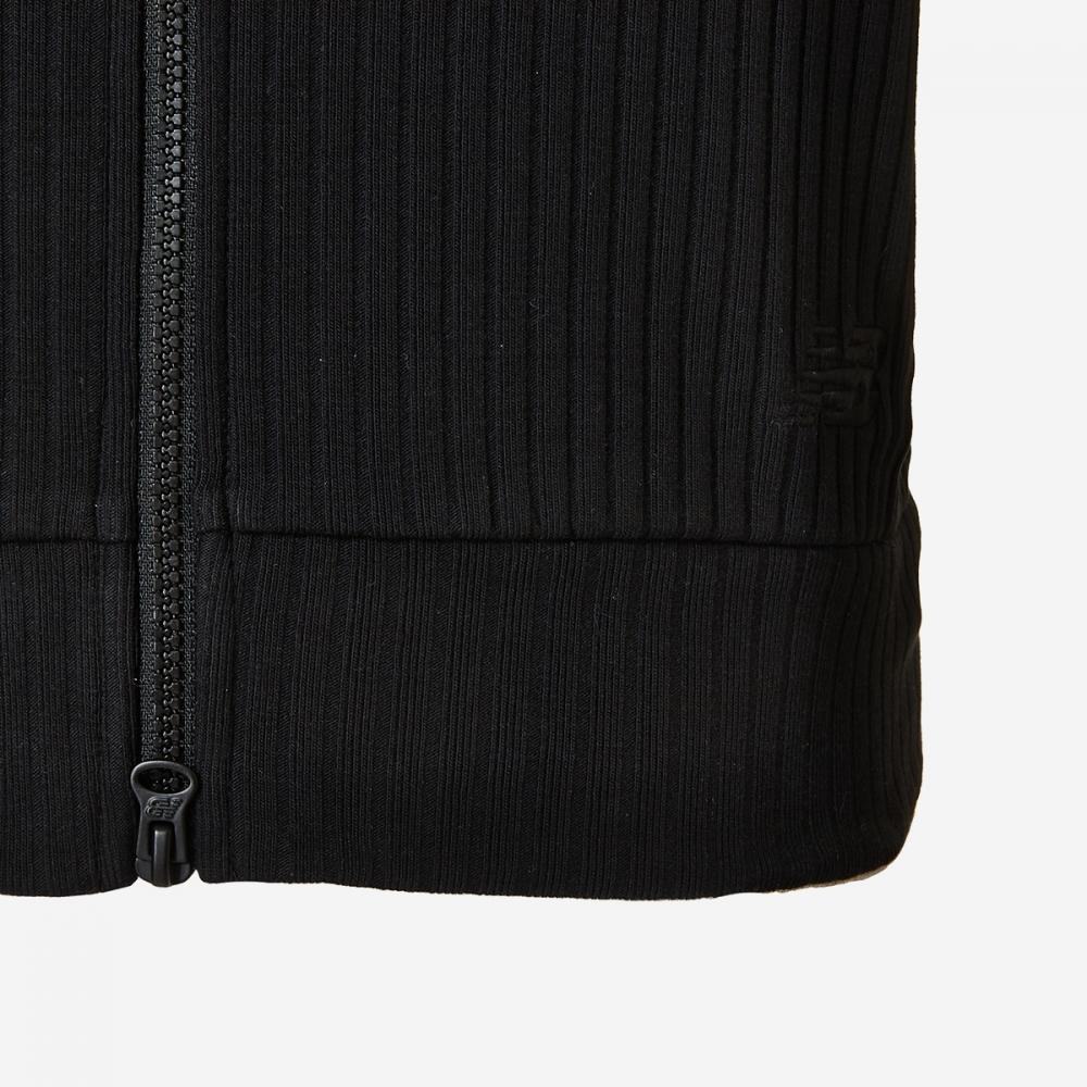 New Balance Women S Soft Lip 2 Way Zip Up Nbmde2w322   19  Black