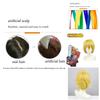 Man Denji Cosplay Wig Soft High Temperature Fiber Adjustable Head Size