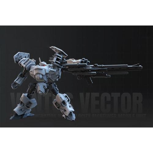 HiPlay Chief Continent 1/60 Scale Wind Beacon Platoon VENTUS VECTOR White/Gray Version Pre-Colored Plastic Model Kit