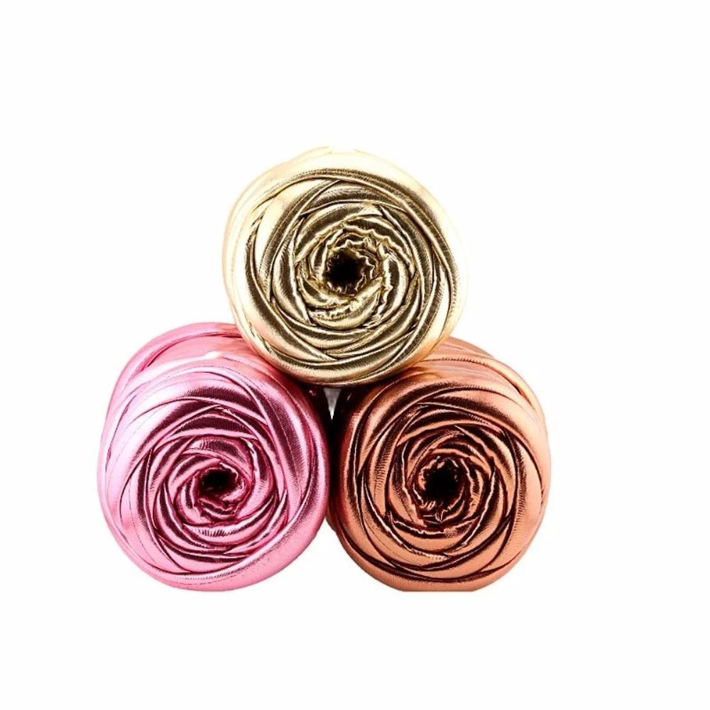 500g DIY Imitation Metal Leather Yarn Leather Finish Giant Yarn  Basket Blanket Carpets Making
