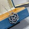 New Vintage Hot Brand Women's Necklace Luxury Jewelry For Women Designer Pendant Pure 925 Sterling Silver Party Rose Necklaces
