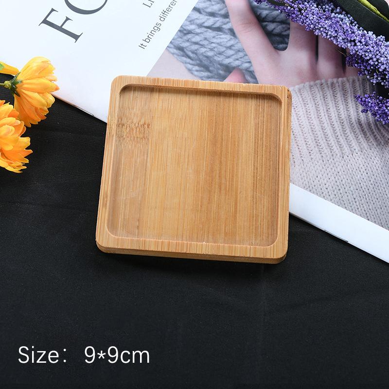 Wooden Soap Dispenser Tray Vanity Countertop Bottles Organizer Holder Round Square Candles Jewelry Storage Tray For Bathroom