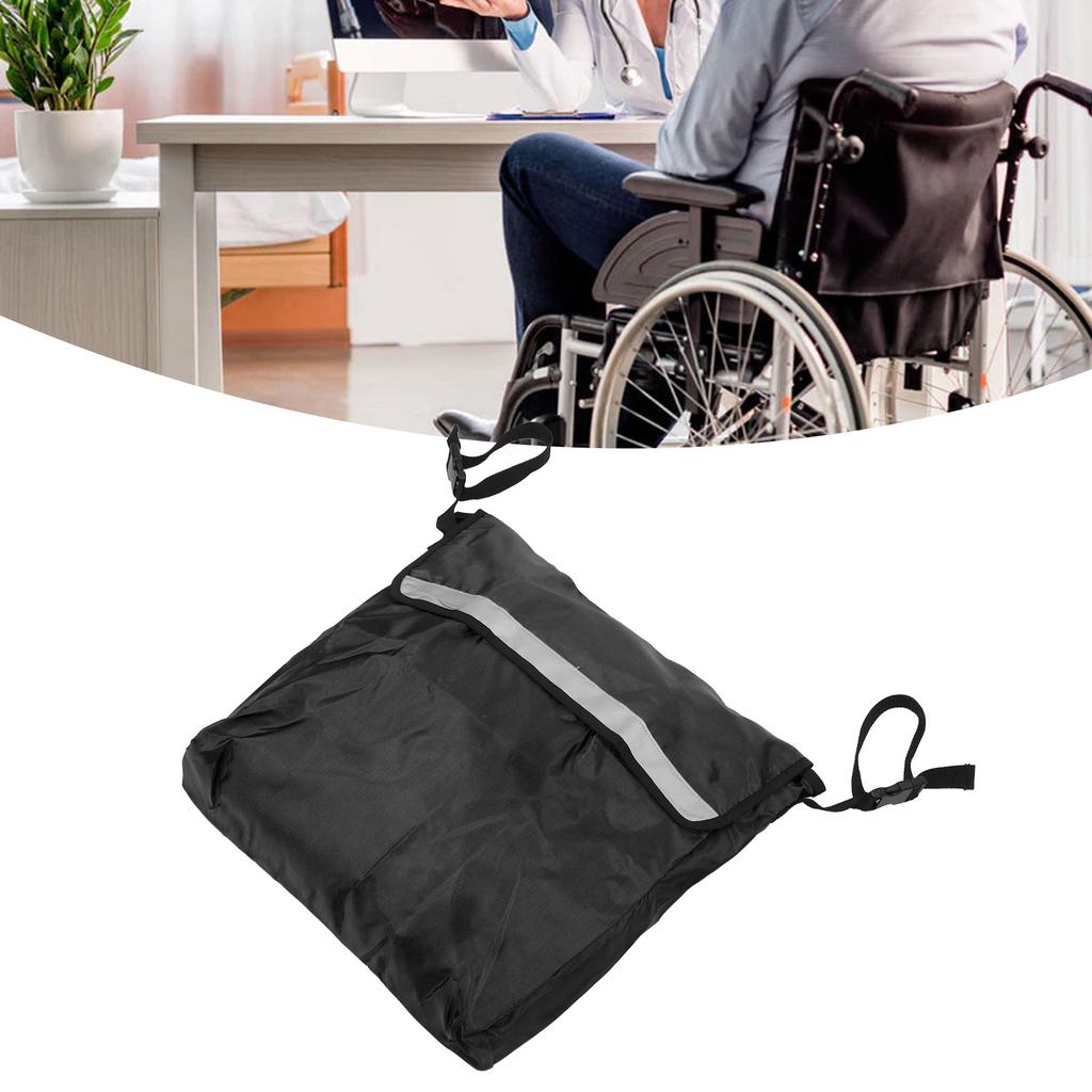 Wheelchair Bag   Shoulder Strap Waterproof Large Capacity Storage Wheelchair Carry Pack for Outdoor