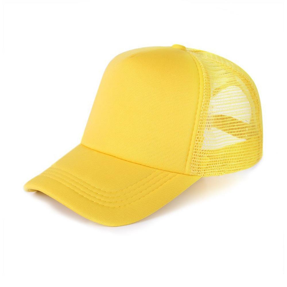 Breathable Baseball Cap Spong Mesh Peaked Cap Fashion Sunscreen Hat  Summer
