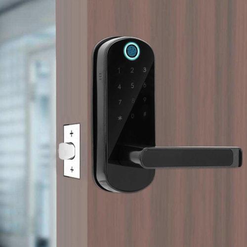 Karte Smart Lock, Fingerprint Authentication, Bluetooth Digital Password IC, Keyless Door Lock, Easy Installation On Wooden Doors, Adjustable Backset