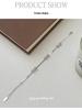 S925 Sterling Silver Korean Style Bow Bracelet - Elegant Hand Jewelry Gift for Women