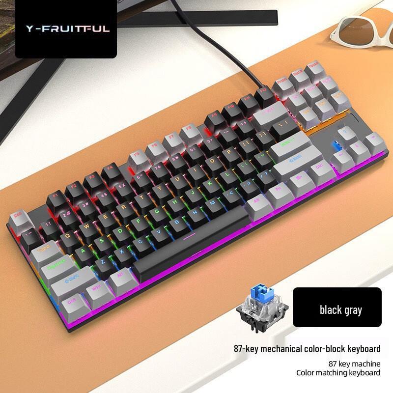 Y-FRUITFUL K6 RGB Hot-Swappable Mechanical Gaming Keyboard