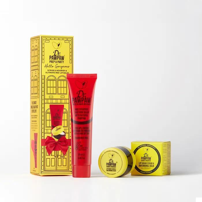 

Dr. Popo Lip Scrub & Red Balm Set