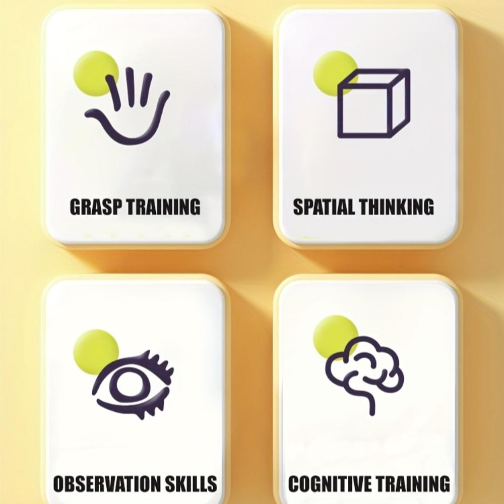 Animal Queuing Game Toy for Kids Educational STEM Learning Toy with 8 Colorful Animal Shapes, Question Cards Flashcards To Develop Spatial Logic