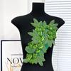 Three Dimensional Flowers Clothing Applique Sequin Patch Repair Flower Embroidered Patches  Apparel