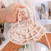 Cute Women Pearl Bag Bead String Wallet Handbag Versatile Use Crossbody Hand Bags  Outdoor