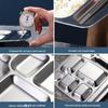 304 Stainless Steel Divided School Cafeteria Tray
