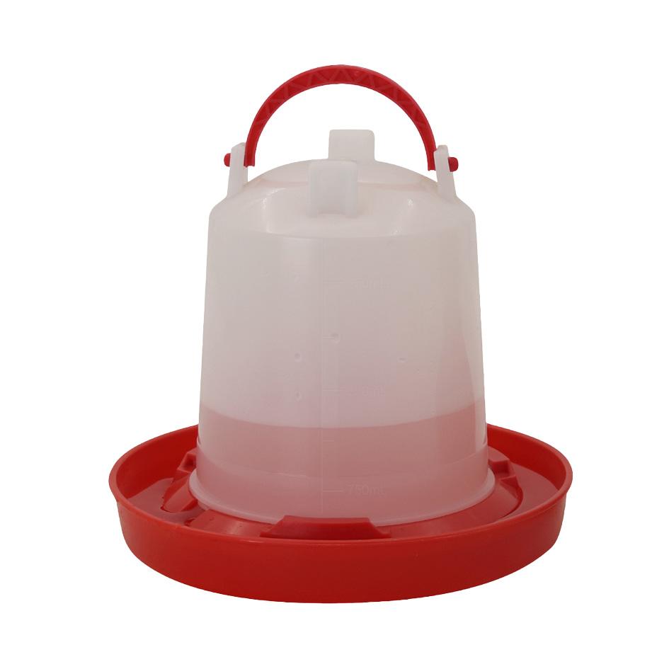 1l/1kg Poultry Chicken Feeder And Waterer Water Food Bucket Dispenser Automatic Birds Chick Waterer Feeding Livestock Supply