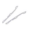 2Pcs Broken Opening Gap Bad Buckle Repairer Metal Bracket For Second-Generation Vios Ncp93 Front Bumper Surrounded Buckle