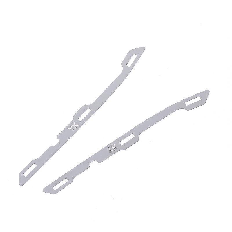 2Pcs Broken Opening Gap Bad Buckle Repairer Metal Bracket For Second-Generation Vios Ncp93 Front Bumper Surrounded Buckle