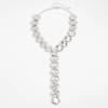 Bohemian Y Shape Necklace Metal Chain Gold Jewelry Fashion Sequin Drop Earrings  Collarbone Chain