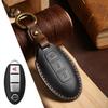 Genuine Leather Handmade Car Key Cover for Nissan