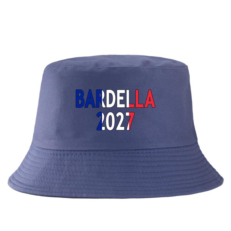 Bardella 2027 Print Bob Wendbarer Fischerhut Damen Herren Sommer Frühling Reise Lässig Fischerhut Mädchen Junge Baumwolle Panama Hut