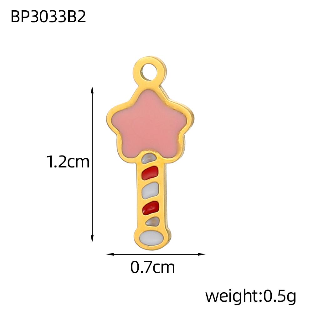 

CARLIDANA 2PCS Manna High Quality Stainless Steel Emenal Flower Drinks Gold Color Non Tarnish Beach Ocean Charms for DIY Jewelry