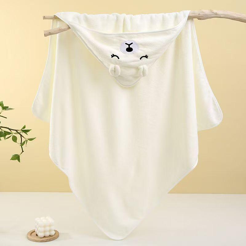 Cartoon Animal Baby Bath Towels Soft Newborn Hooded Towel Blanket Toddler Bathrobe Warm Sleeping Swaddle Wrap for Boys Girls