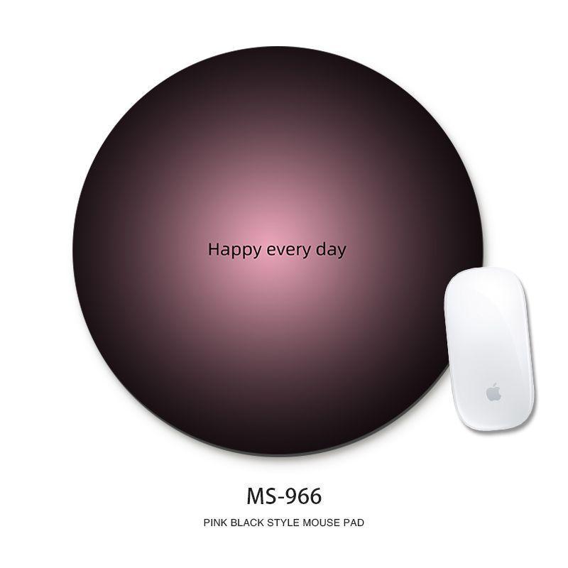 Mouse Pad Rotund cu Fundiță Desen Animat - Drăguț, Versatil, pentru Birou sau Gaming