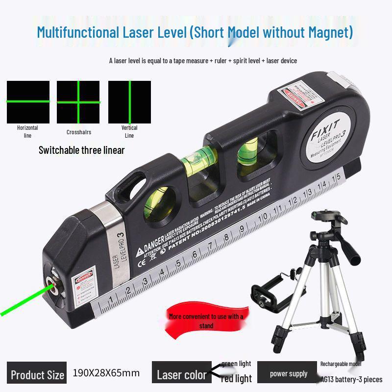 High Precision Infrared Cross Line Laser Leveling Tool