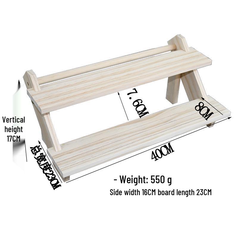 Улучшенная деревянная подставка для украшений: Многофункциональная подставка для серег и карточек