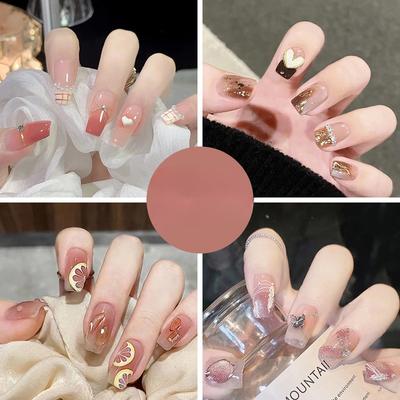 Diamond Wearing Nail Ice Transparent Color Flash Diamond 24 Pieces Boxed Fake Nail Finished High-End Nail Art