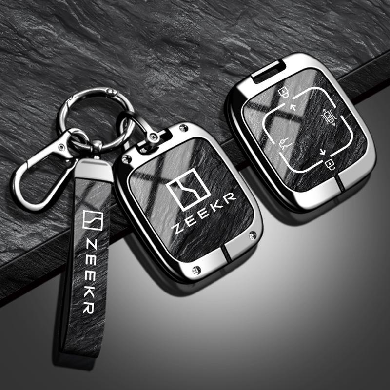 Zeekr 007 Autoschlüsselhülle - Bluetooth-kompatible Schale für Modell 001/009