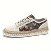 Damen Canvas Schuhe Lässige bestickte Stoffschuhe für Frauen