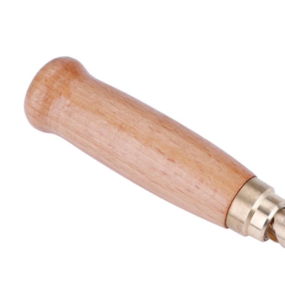 Holzgriff Verstellbarer Locher 1,5 mm - 4 mm Spitzen Drehbarer Handlocher Für Ledergürtel