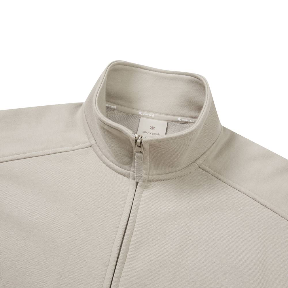 SNOWPEAK Women's Stand Neck Zip-up Light Beige (S24FWFFJ61)