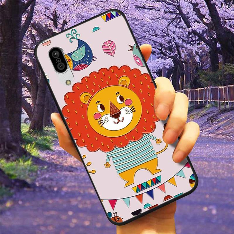 For Sharp Aquos Sense3 Case 3D Flower Relief Silicone Soft Emboss Cover For Sharp Aquos Sense 3 Lite Sense6 6 Luxury Cartoon