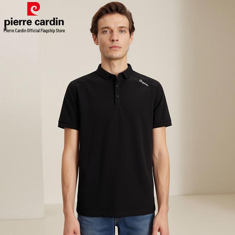 Pierre Cardin Men's Breathable Soft Cotton Short Sleeve Polo Shirt