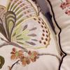 High-End Embroidered European Beige Pillow Three-Dimensional Pattern Detachable And Washable Living Room Sofa Pillow Home Bedside Cushion Quality