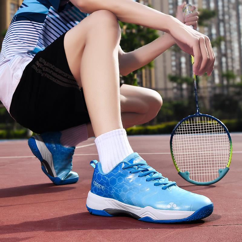 Professional Tennis Shoes Unisex Fashion Design Purple Badminton Sneakers For Women Lightweight Original Brand Sports Shoes Men