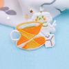 8PCS Self-adhesive Clothing Patch Fruits Clothes Appliques Phone Case Embroidered Patch  Sewing