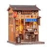 City Walking Series DIY Doll House Toy Decoration 3D Ramen Restaurant Kit  for Kids and Adults