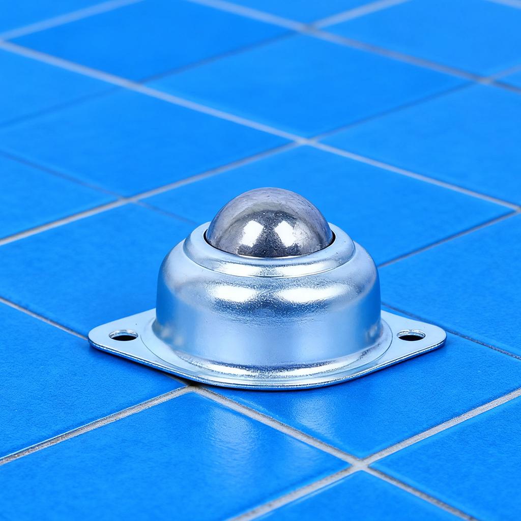 10PCS Roller Ball Transfer Bearings Carbon Steel Round Ball Transfer Unit Universal Casters for Conveyor Roller Stand