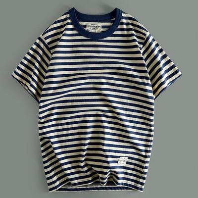 ~ Export Japan Foreign Trade Original Order T-shirt Men's Clothing Factory Cut the Tag Off Tail Goods Remaining Order Men's Short Sleeve T-shirt Top