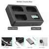 LP-E6 LP-E6N LPE6NH Triple Slot Battery Charger  For Canon EOS 5D Mark II Mark III Mark IV 5D SR 60D 60Da 6D 70D 7D R5 R6