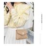 Embroidered Square Shoulder Bag - Korean-Style Crossbody Purse for Women
