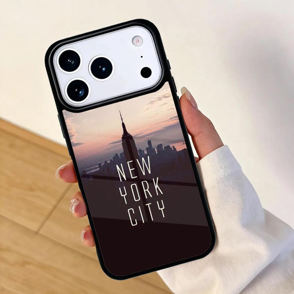 New York City Mobile Phone Case for IPhone 17 AIR 16pro Max 15 14 13 12 11 Bumper Cover
