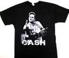 JOHNNY CASH T-shirt Man In Black Country Rock Singer 100% Cotton Tee Men's New