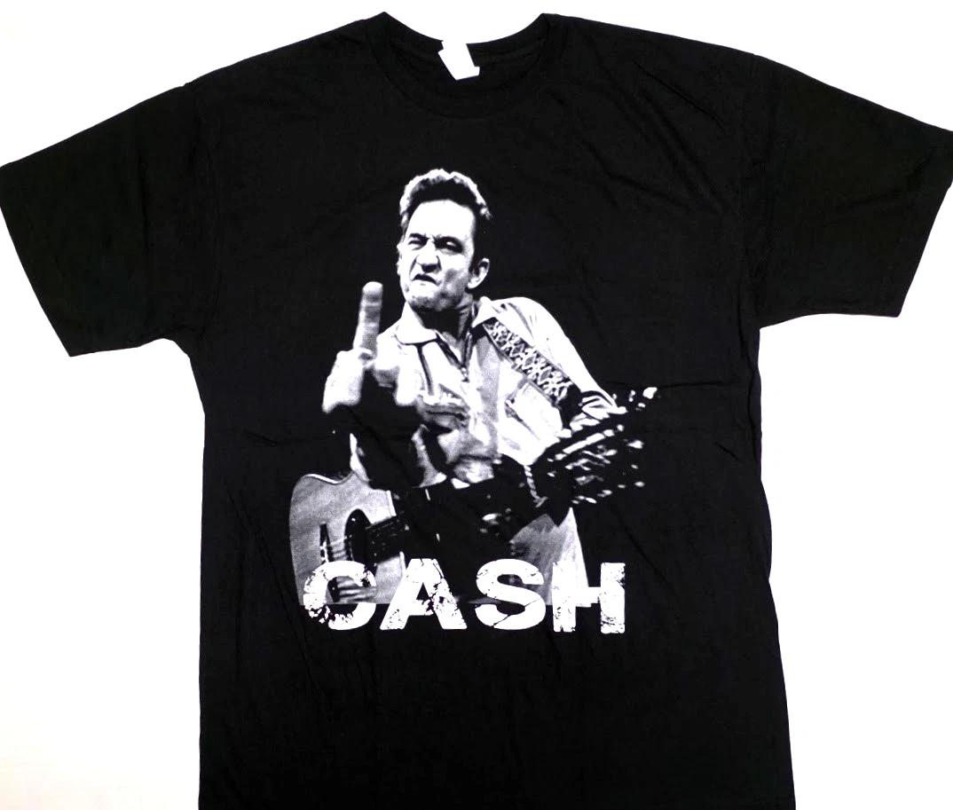 

JOHNNY CASH T-shirt Man In Black Country Rock Singer 100% Cotton Tee Men s New XXXL
